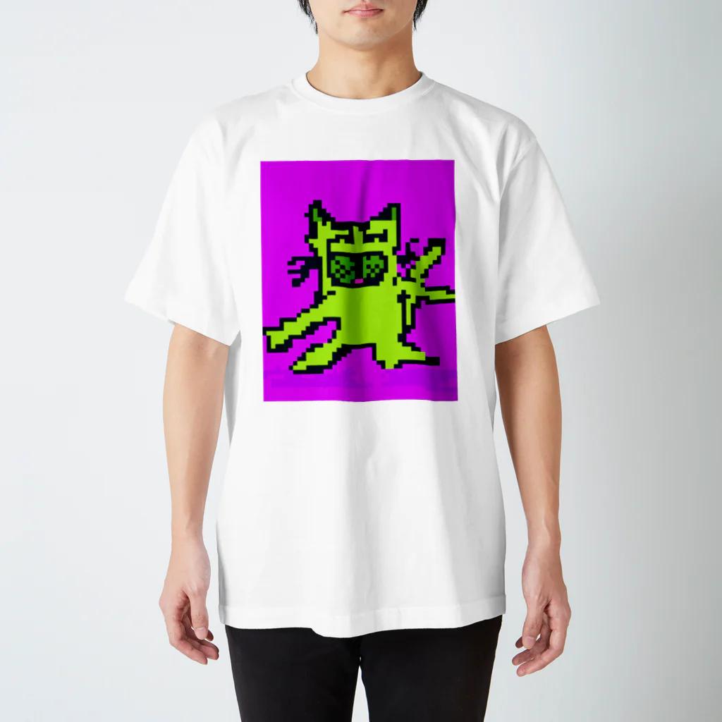 Uchidenocozuchiのドット絵ちび太 スタンダードTシャツ