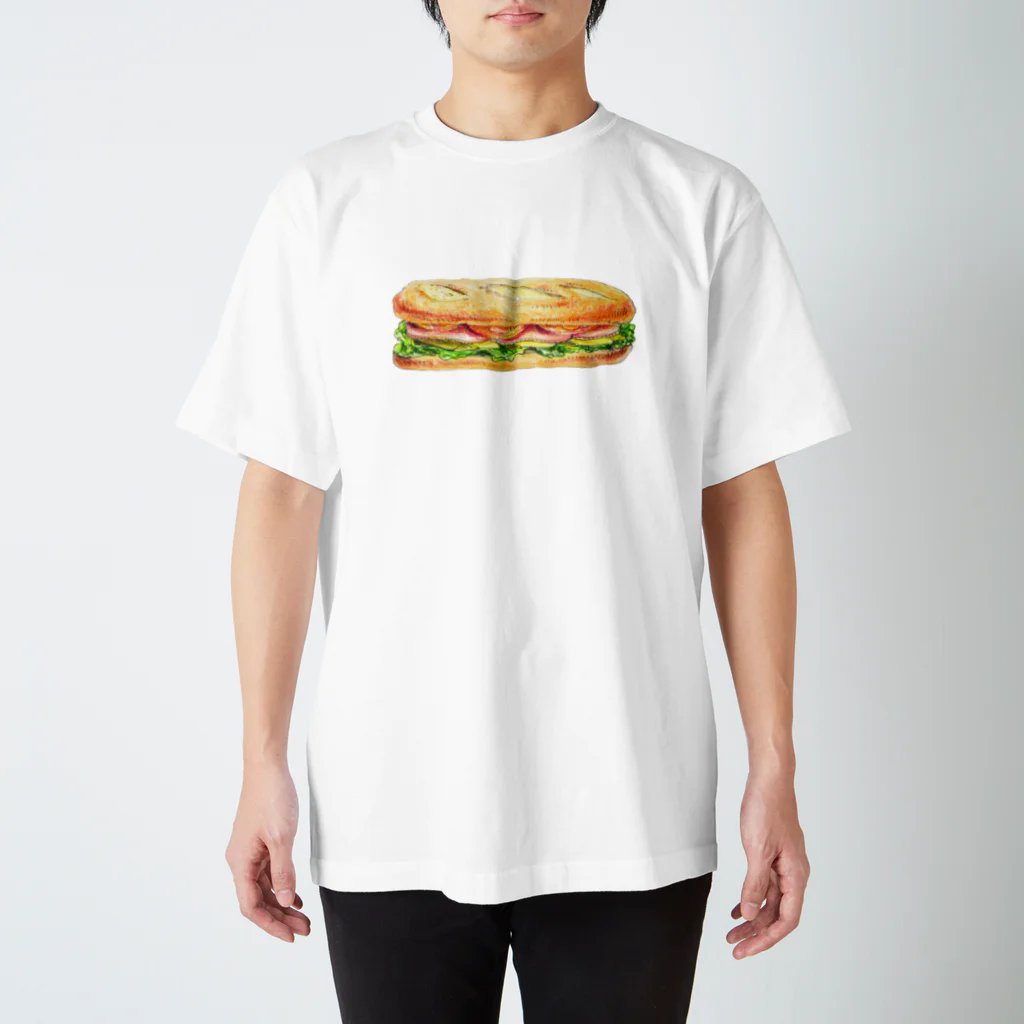 platonicのハムとチーズのサンドイッチ Regular Fit T-Shirt