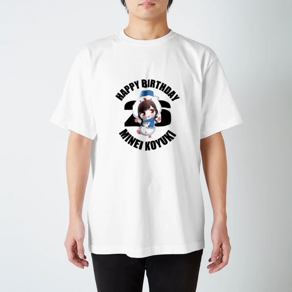 嶺井小雪生誕Tシャツ販売所の【公式】小雪生誕Tシャツ2022Ver スタンダードTシャツ