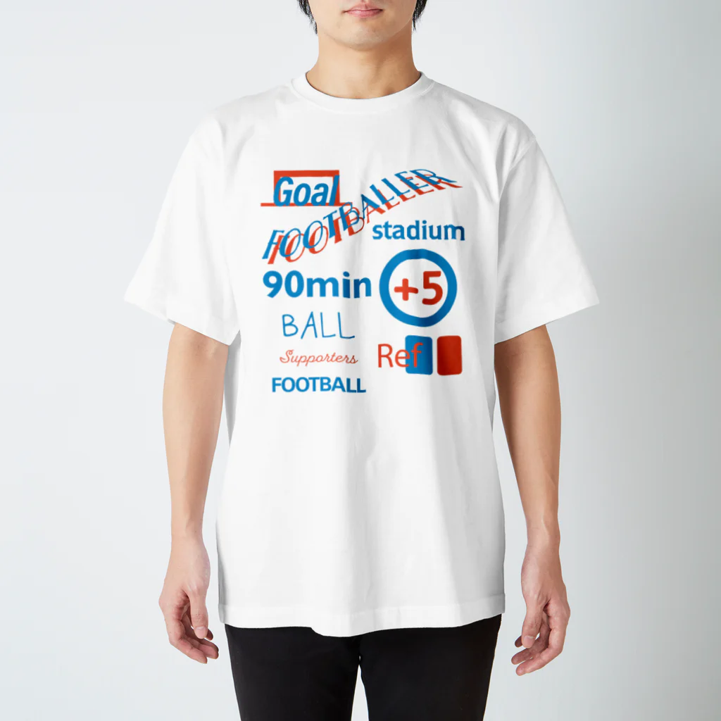 KAWAGOE GRAPHICSのフットボールな Regular Fit T-Shirt