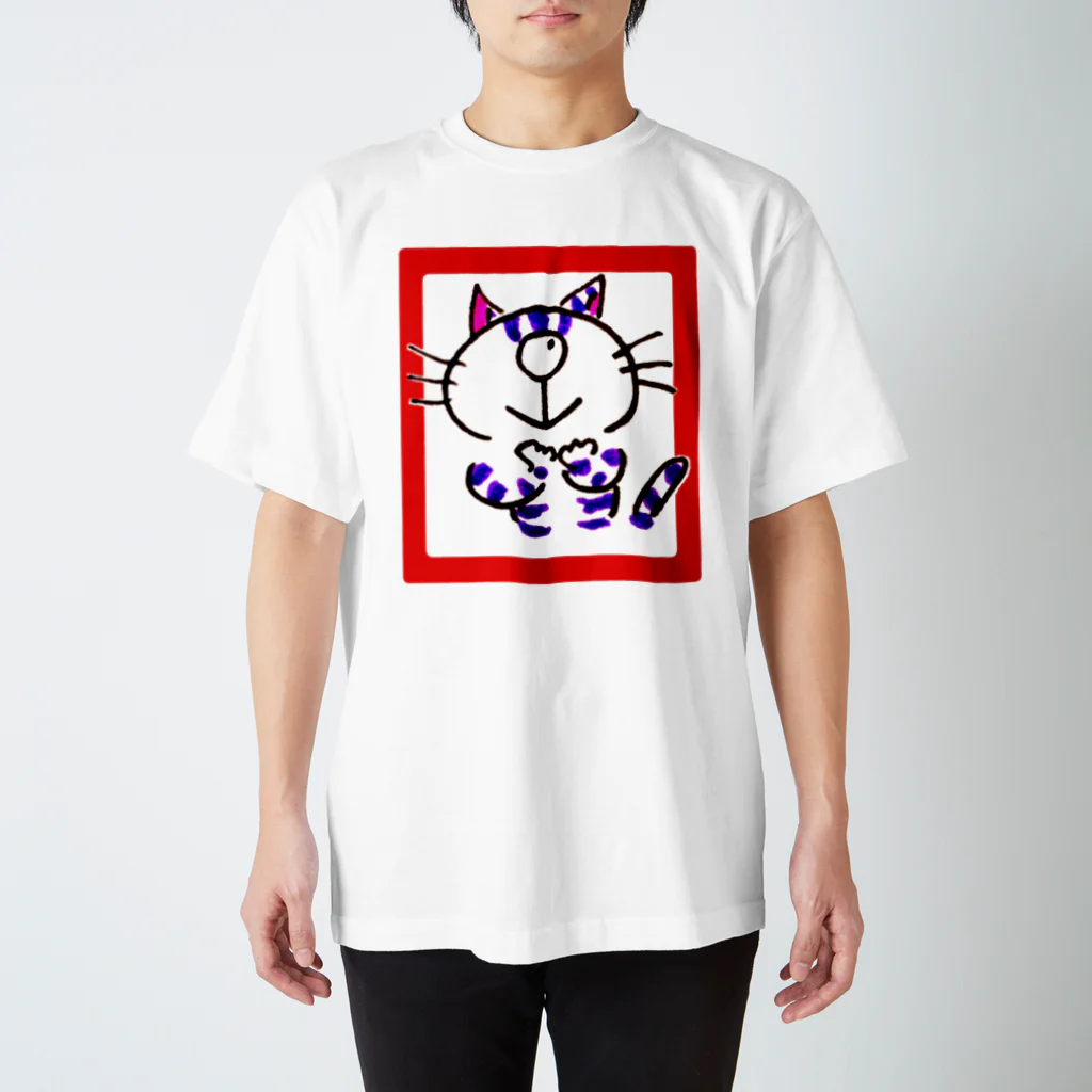 へんの一つ目ちゃん　赤 スタンダードTシャツ