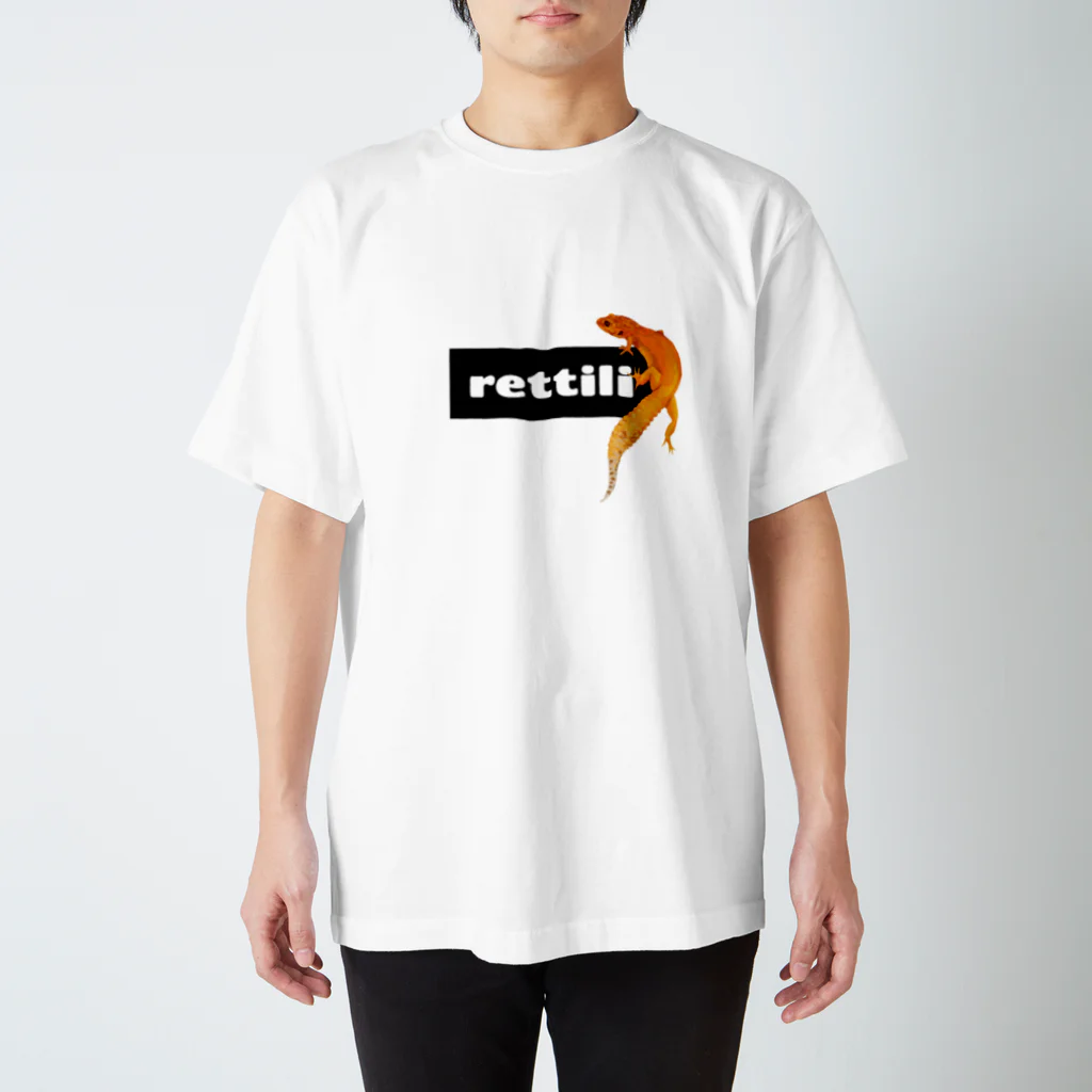 rettili【レッティリ】のレオパードゲッコー【rettili】 Regular Fit T-Shirt