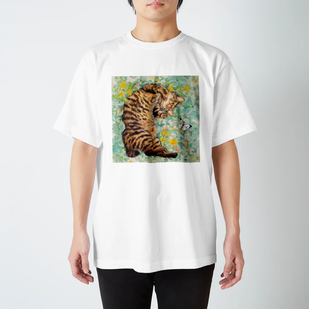 おちょぴのPeach in the grass Regular Fit T-Shirt