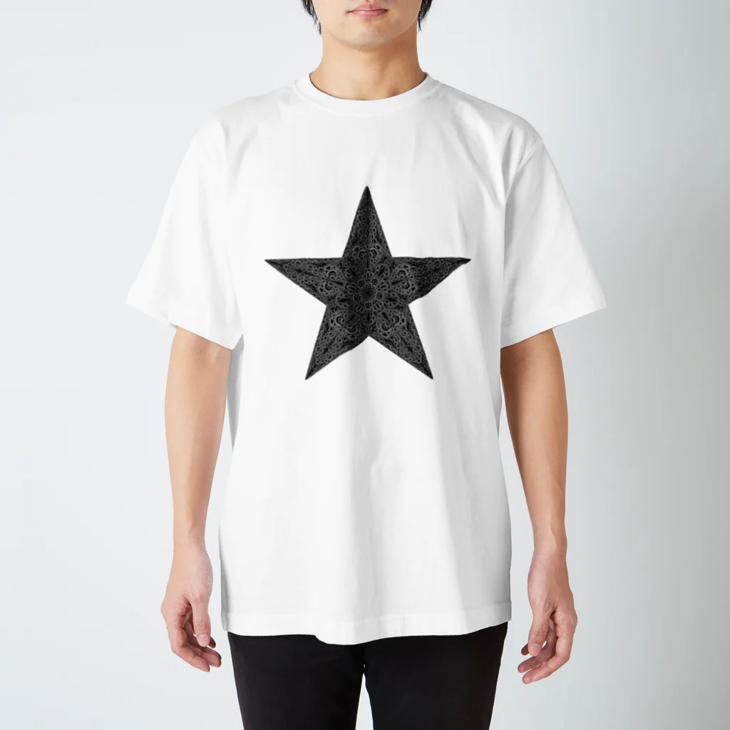 NAHO ISHII / 石井七歩の曼陀羅 - STAR Regular Fit T-Shirt