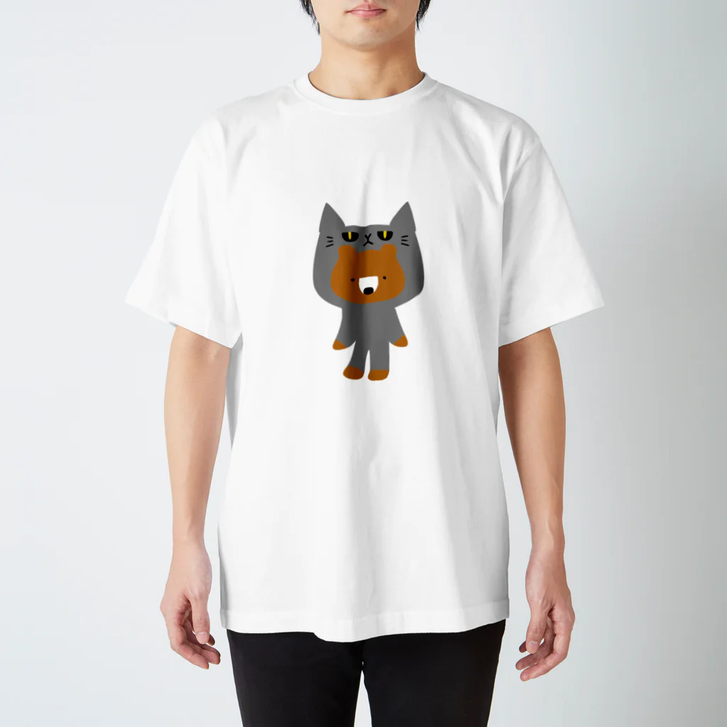 エクレアンショップの猫のふりをするクマ Regular Fit T-Shirt