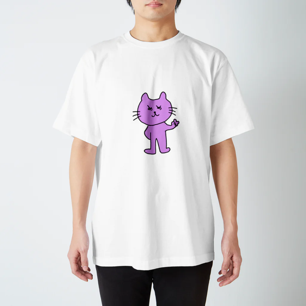 めめ猫のめめ猫 スタンダードTシャツ