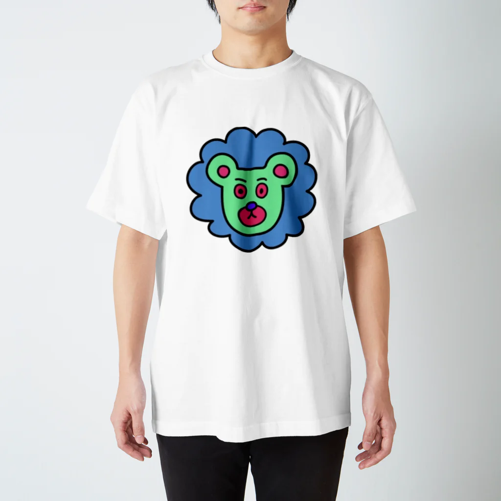 ぽぽぽぽぽぽのハイカラらいおん スタンダードTシャツ