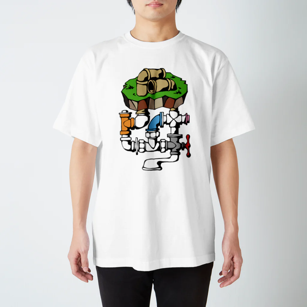 WINKの空き地の土管 Regular Fit T-Shirt