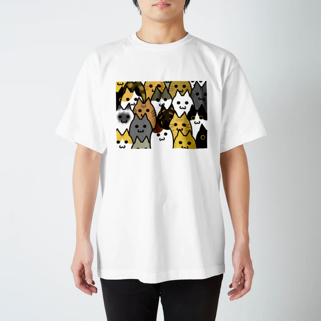 SHOP ベアたんの猫いっぱい Regular Fit T-Shirt