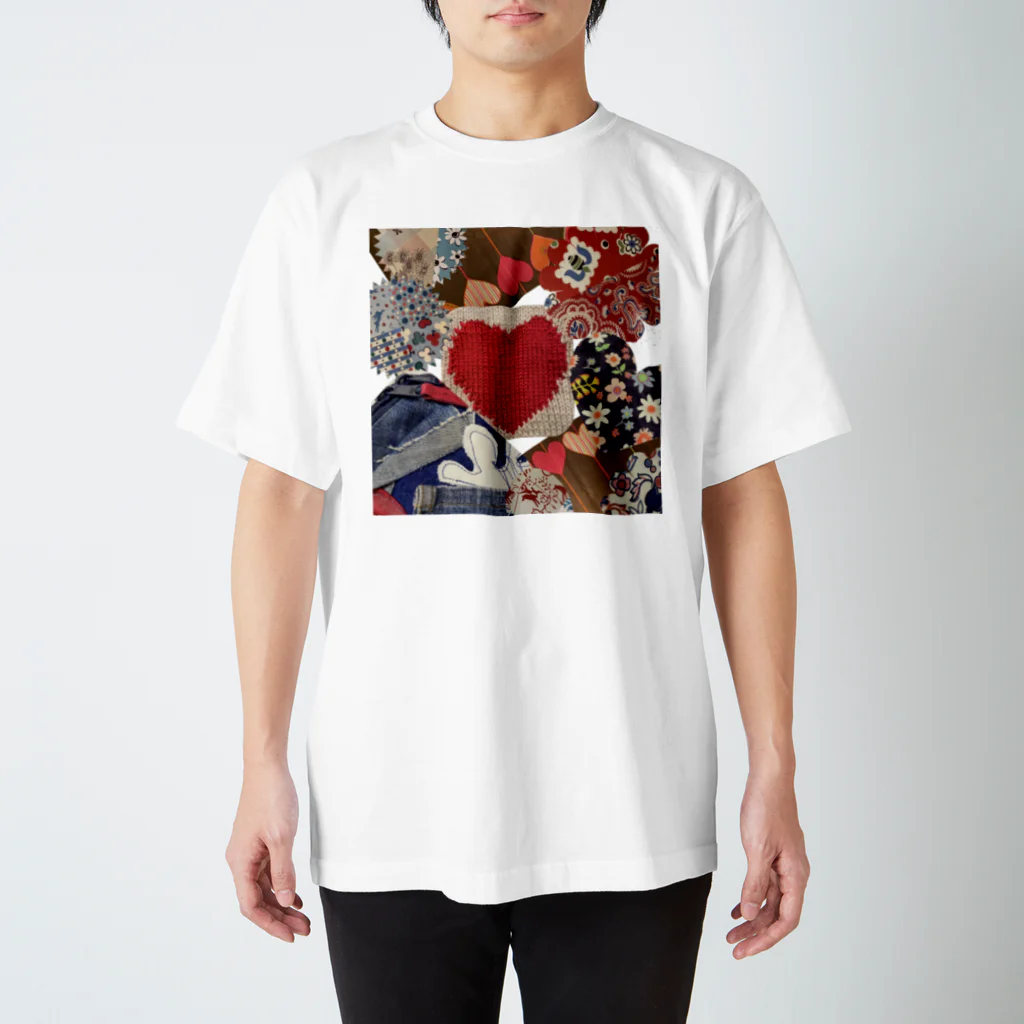 yuccoprimaのheartful collage スタンダードTシャツ