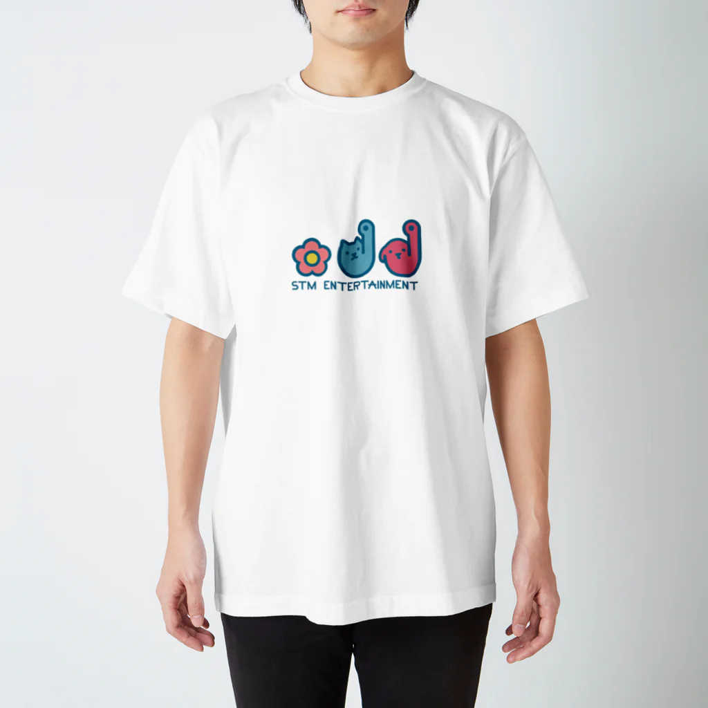 stm_entertainment_corpの架空ゲーム会社「STM Entertainment」ノベルティシリーズ Regular Fit T-Shirt