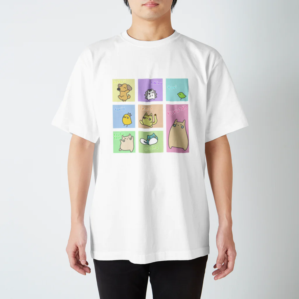 ruru_yuruyuruのるるたんファミリー Regular Fit T-Shirt