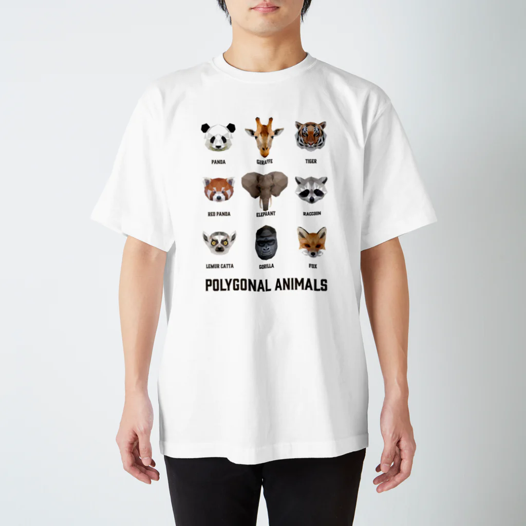 kg_shopのPOLYGONAL ANIMALS スタンダードTシャツ