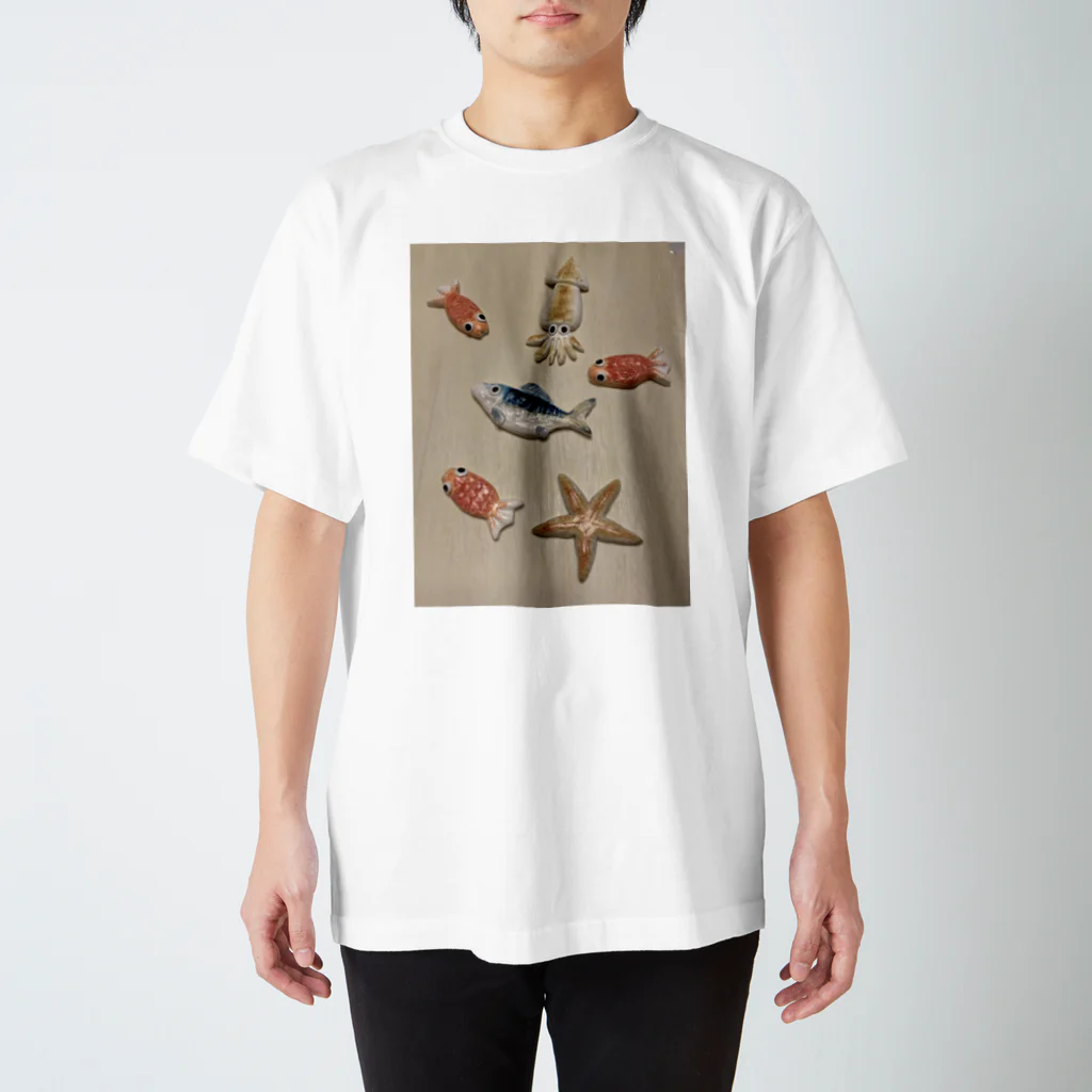 sesujipinkenのお魚天国🐟 スタンダードTシャツ