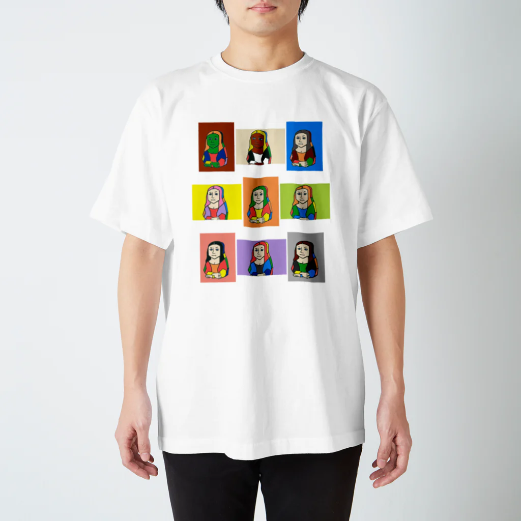 nahiro_art_factoryのモナリーズ スタンダードTシャツ