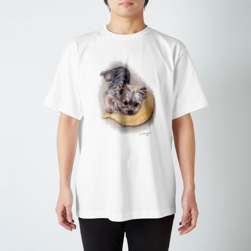 Momojiの犬画のヨーキー12 Regular Fit T-Shirt