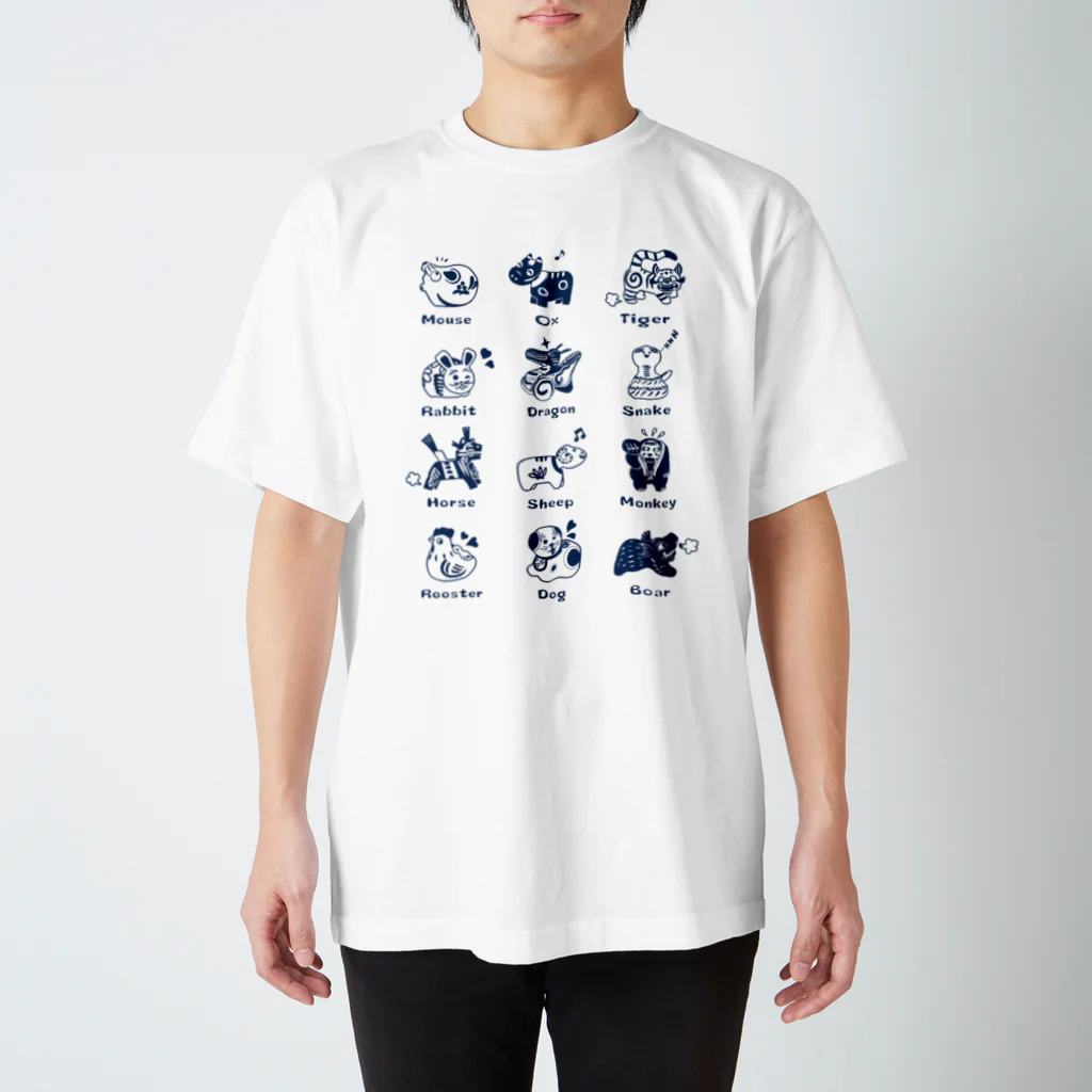 SU-KUのThe Zodiac of Fukushima Regular Fit T-Shirt