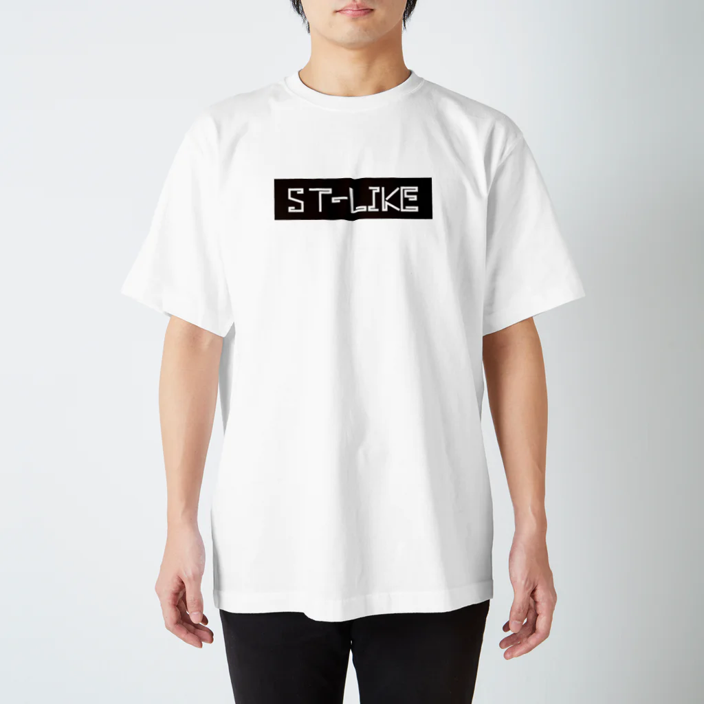 jiroooooのST-LIKE ボックスロゴ Regular Fit T-Shirt