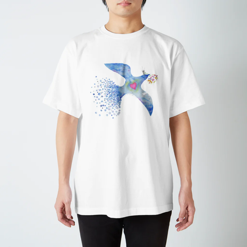 tetote ai design hut ～森の中のデザイン制作所～の「LOVE」 Regular Fit T-Shirt