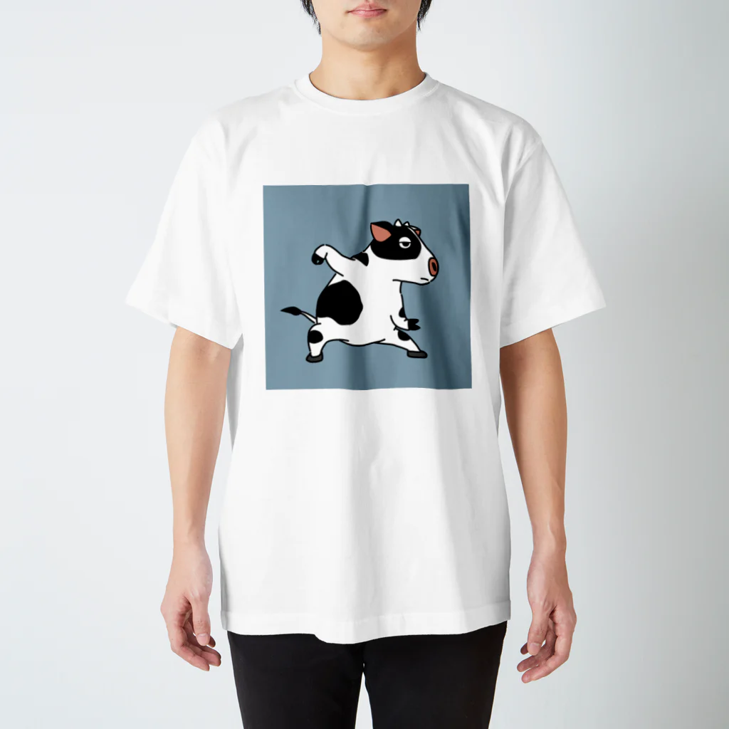 bull-worksの牛くんの太極拳　B スタンダードTシャツ