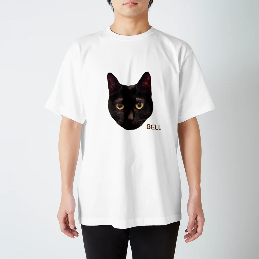 猫カフェ ぶぅたんグッズショップの絵文字ベルちゃん Regular Fit T-Shirt