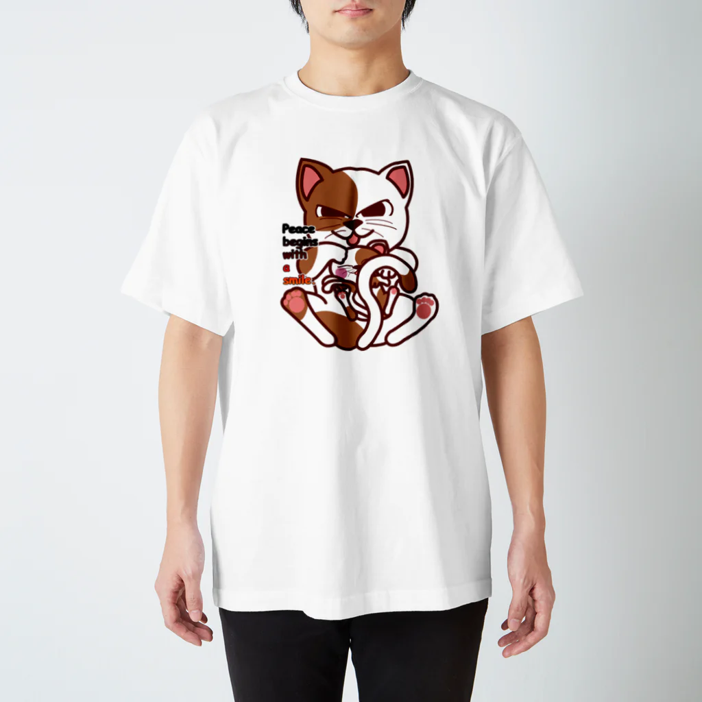 オリジナルデザインTシャツ　SMOKIN'のsmileCat Regular Fit T-Shirt