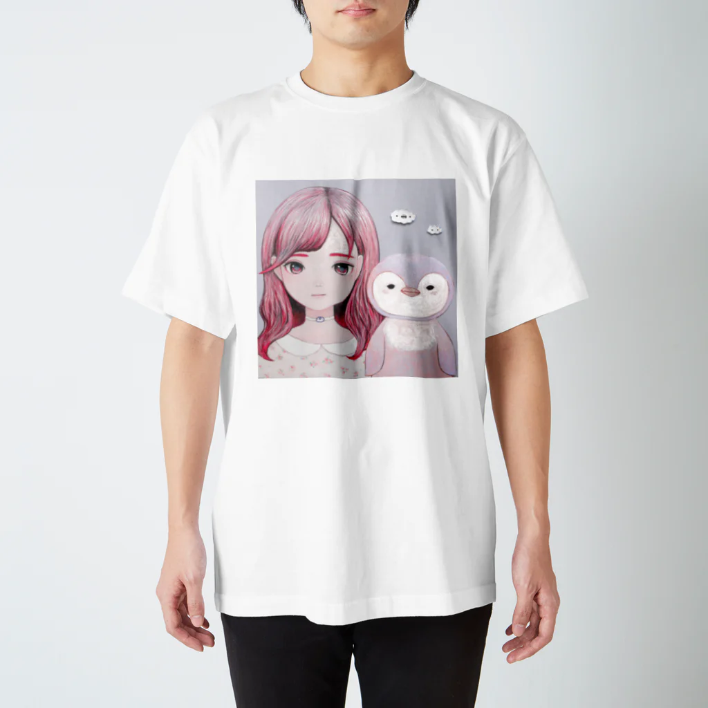 KAORU HASEGAWA WEBSTORE SUZURIのSmall Friends  スタンダードTシャツ