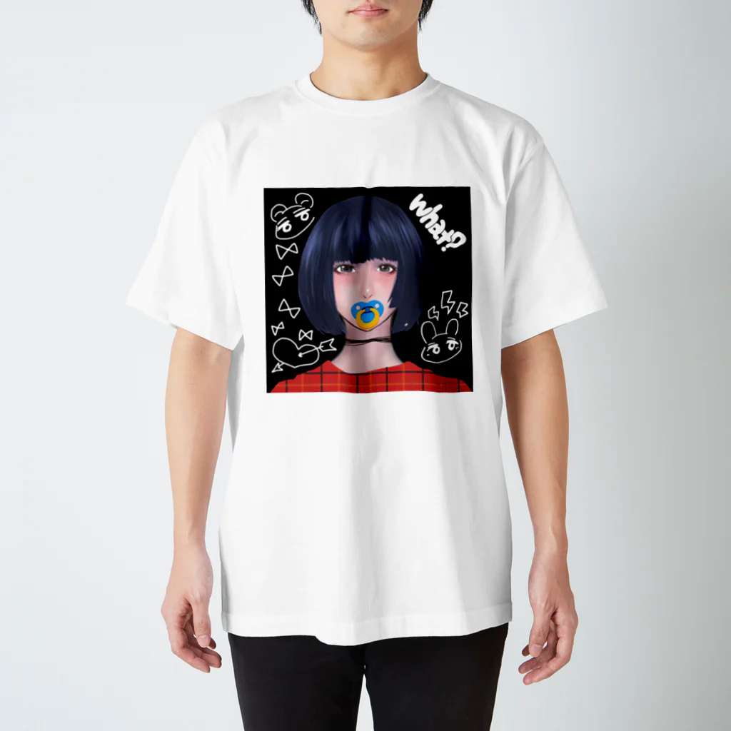 兎次郎のWhat? スタンダードTシャツ