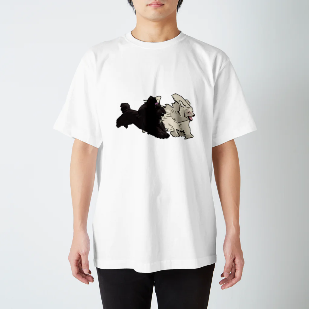 lily_dalmatianのクマシンちゃん　でかでか スタンダードTシャツ