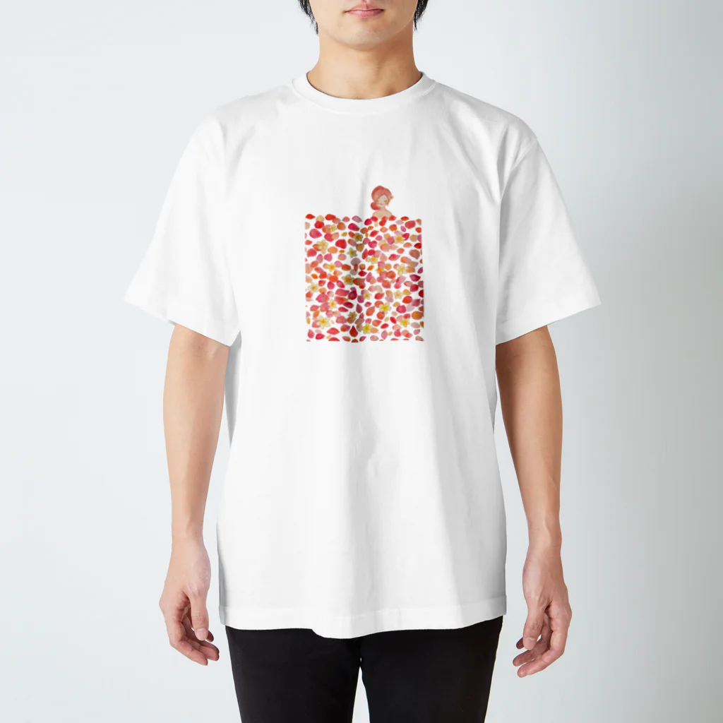 清水理英のFlower bath スタンダードTシャツ