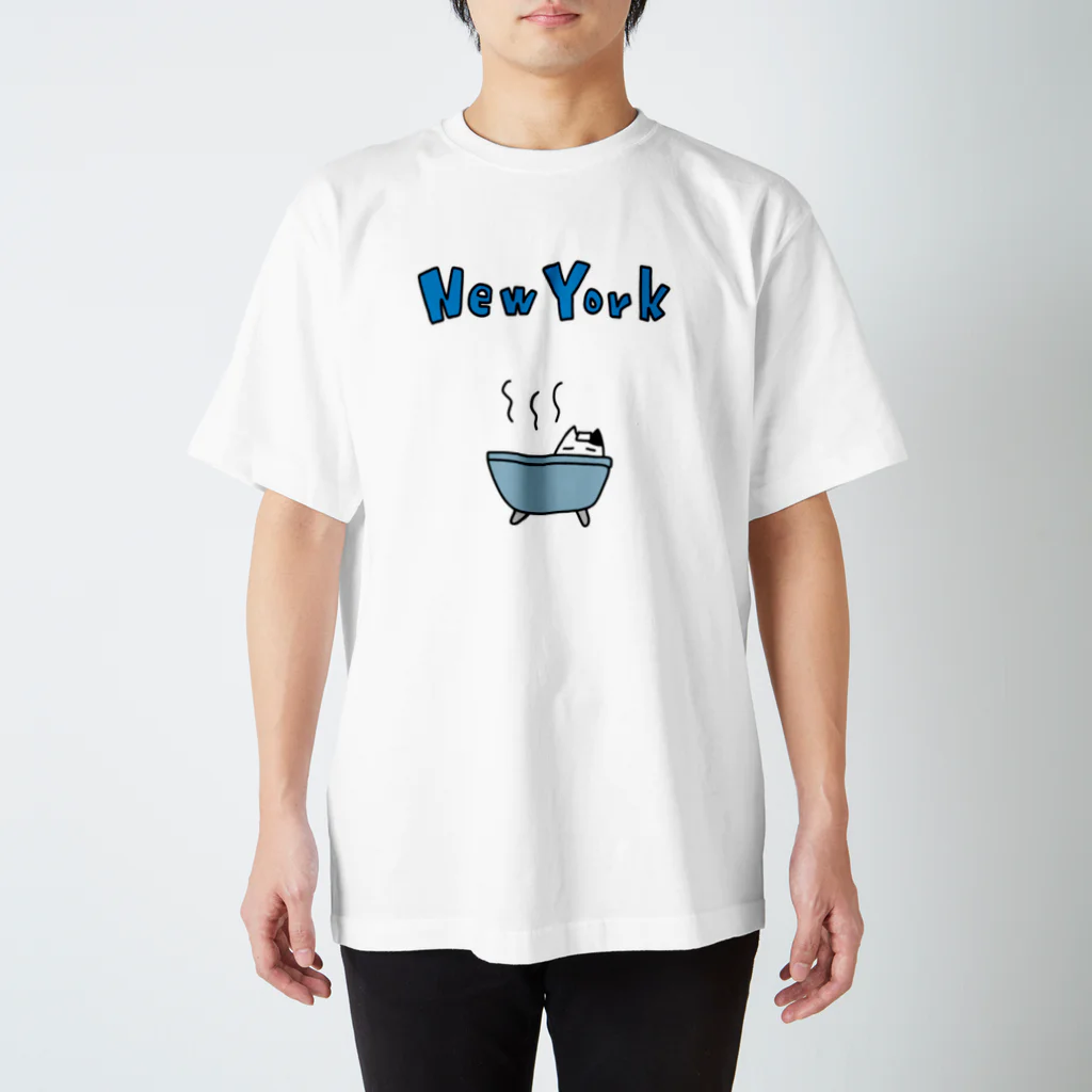 麦畑のNewYork入浴 Regular Fit T-Shirt