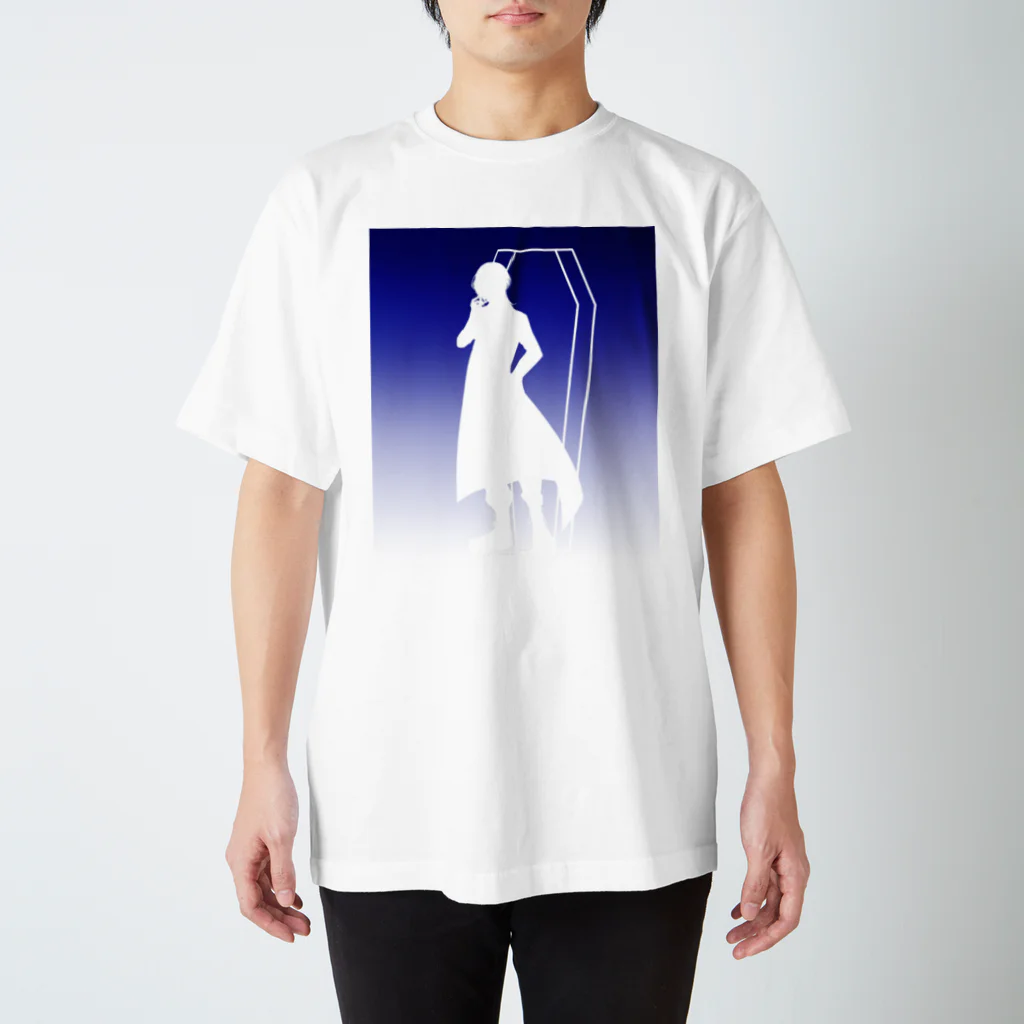 Sen†Sationalの[常設] Sen†Sational シルエット白 スタンダードTシャツ