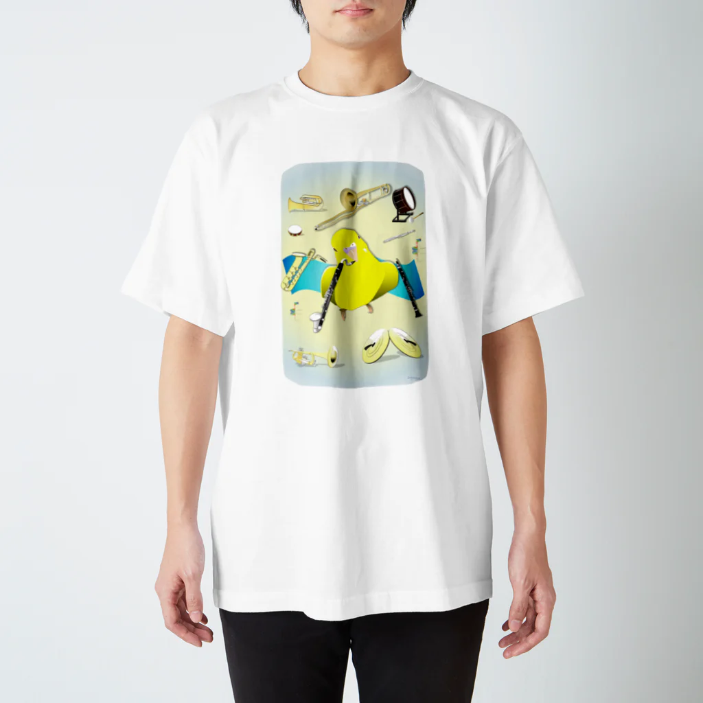 otogaのぴーちゃん吹奏楽 Regular Fit T-Shirt