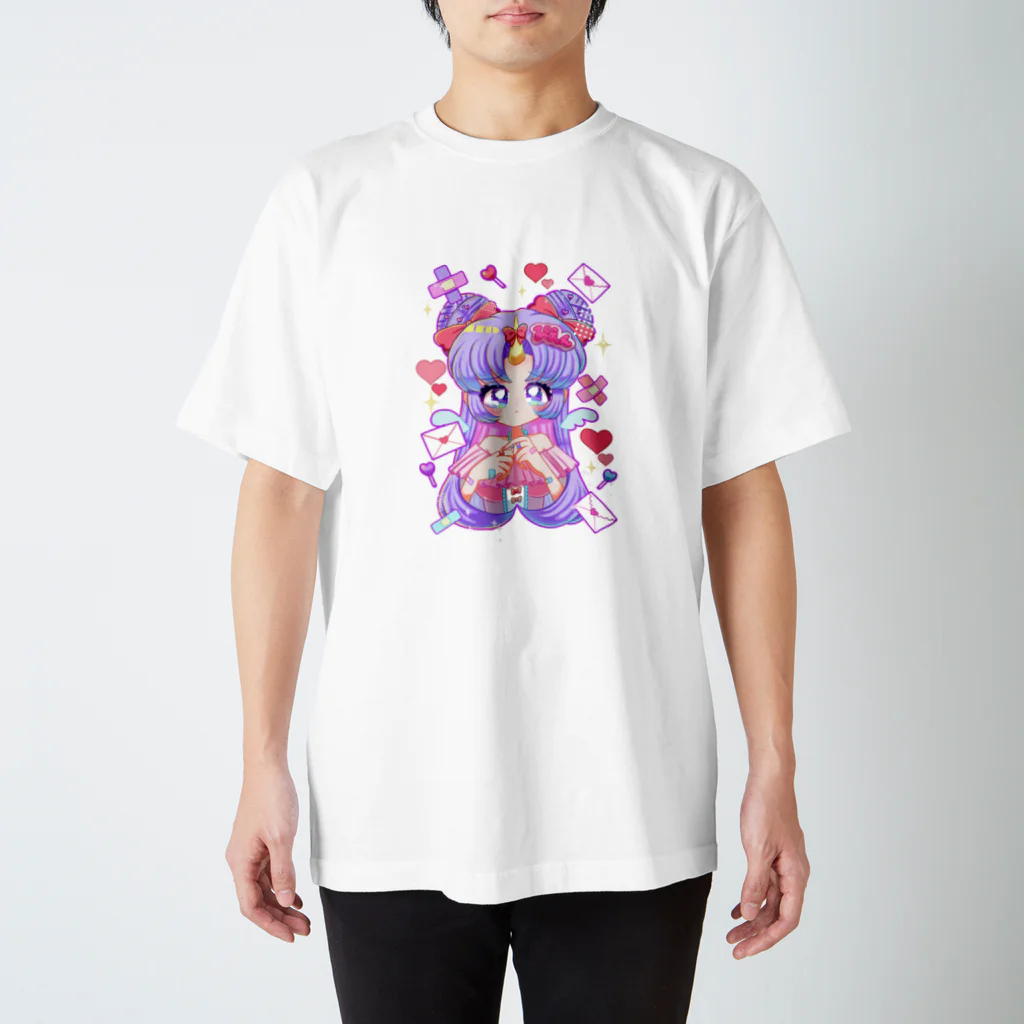 あにゃぱんるーむのゆめかわぴえんアリコーンちゃん スタンダードTシャツ