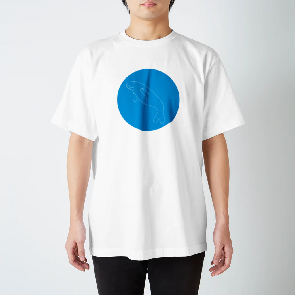 3out-firstのジュゴン(破線) スタンダードTシャツ