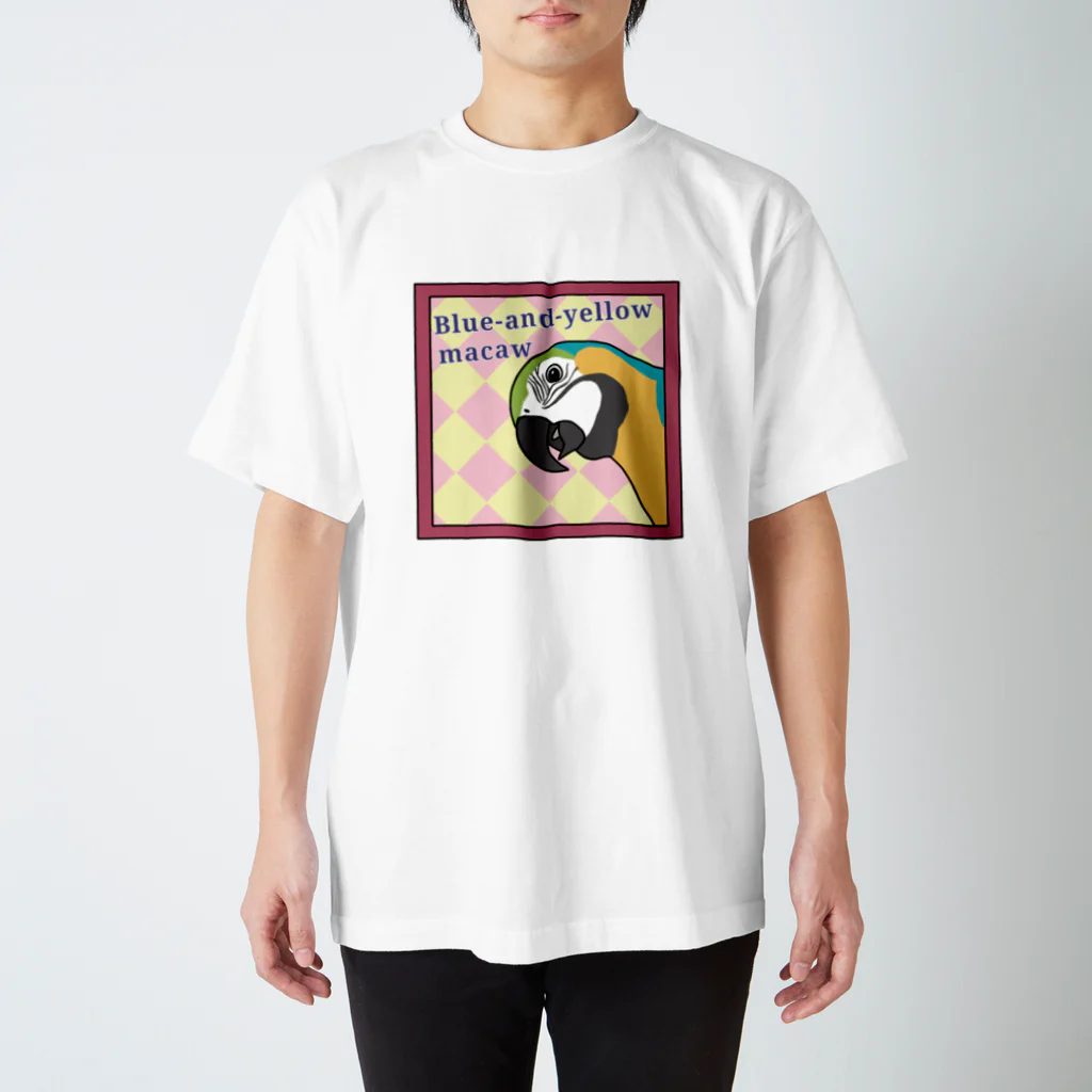 Cocotte Mottoのルリコンゴウインコ Regular Fit T-Shirt