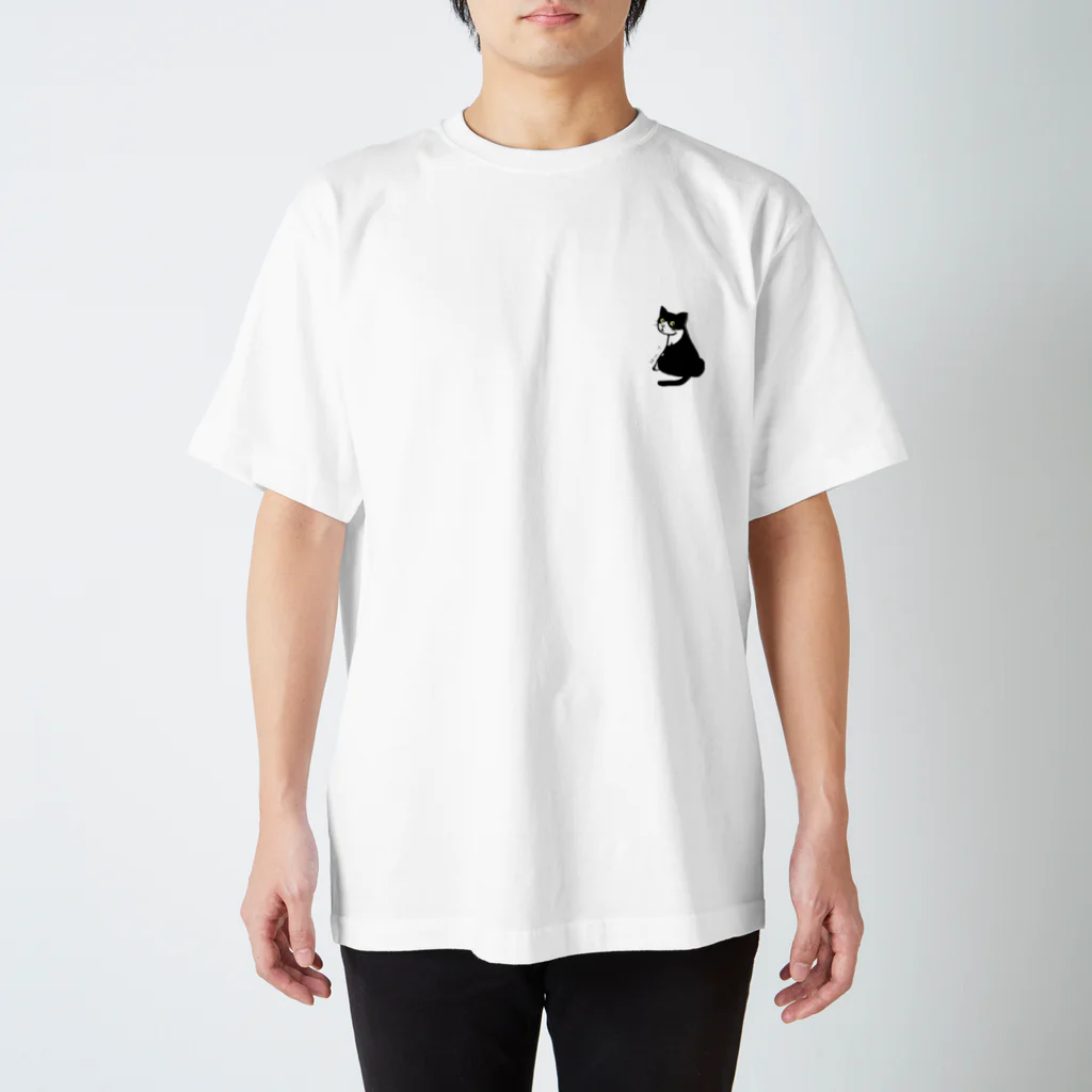 ひなこのふりむきにゃんこ Regular Fit T-Shirt