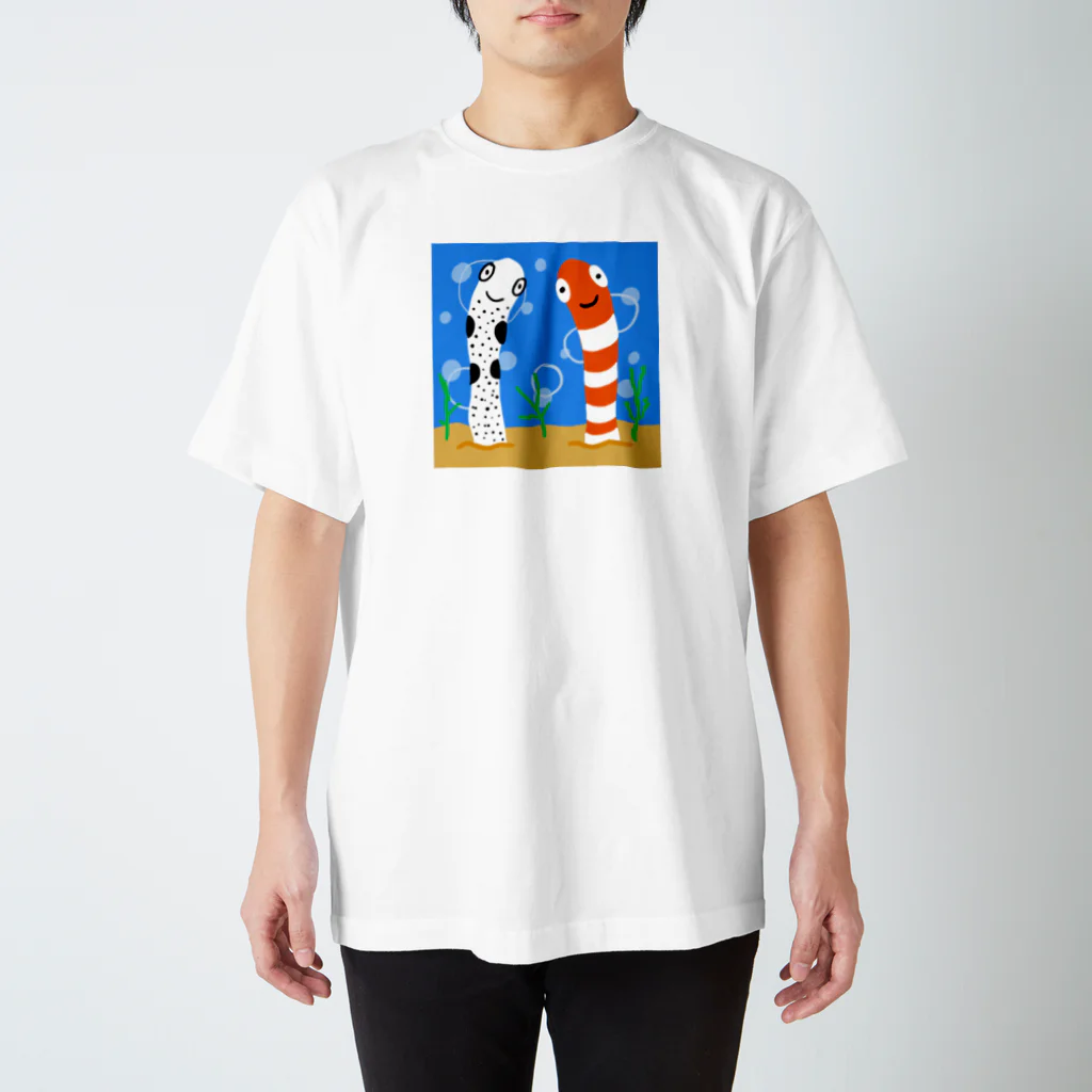 チンアナゴとニシキアナゴ専門店byあせろらじゃむ(ちんあなご にしきあなご)のチンアナゴとニシキアナゴ Regular Fit T-Shirt