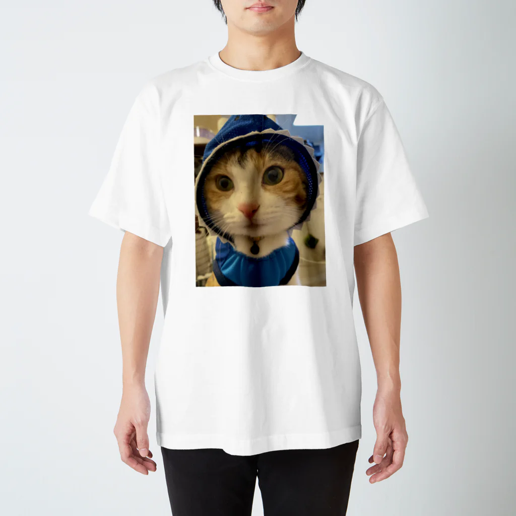 monekosideの保護猫まくらちゃんコス！ スタンダードTシャツ