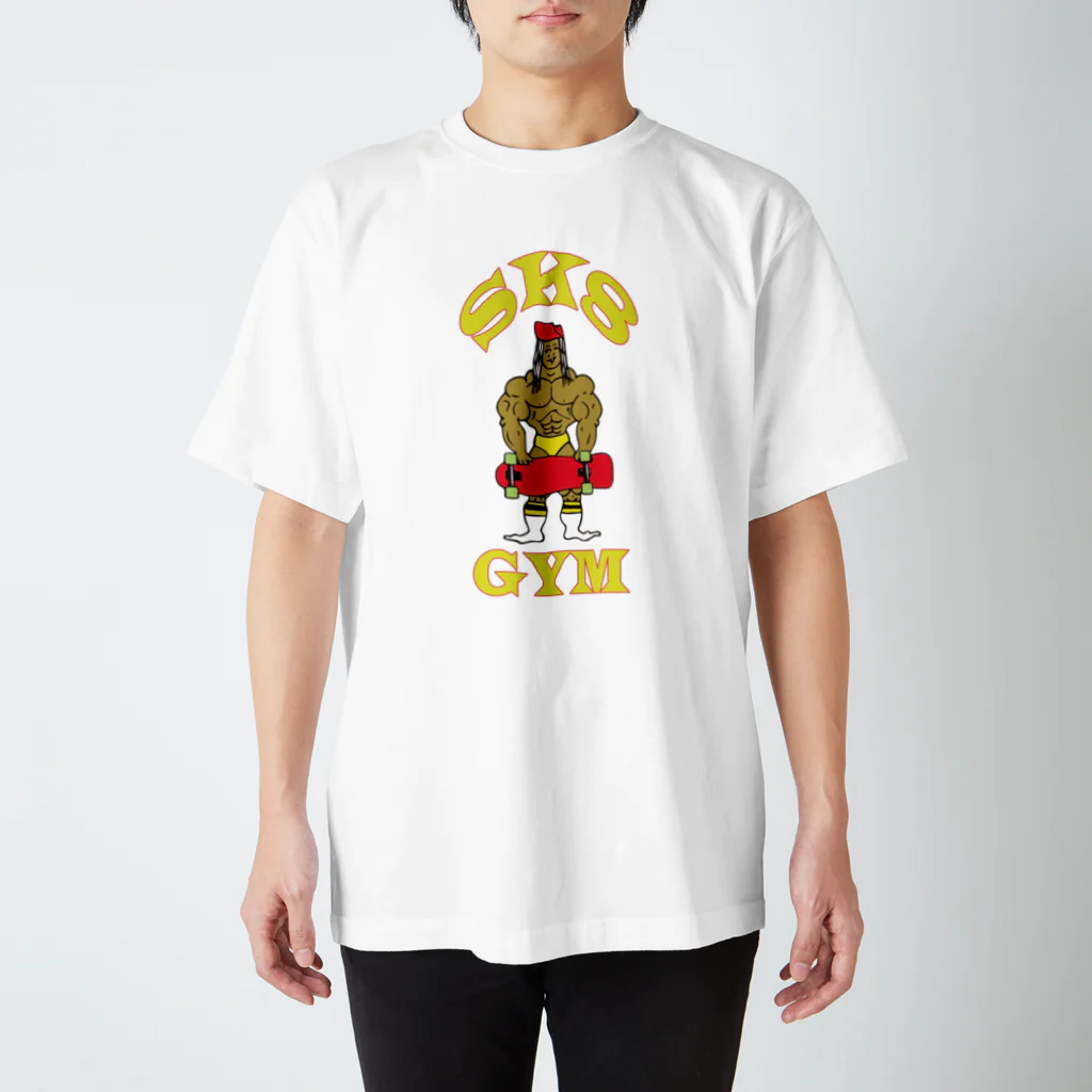 デスマウスジムのSK8 GYM スケートジム スタンダードTシャツ