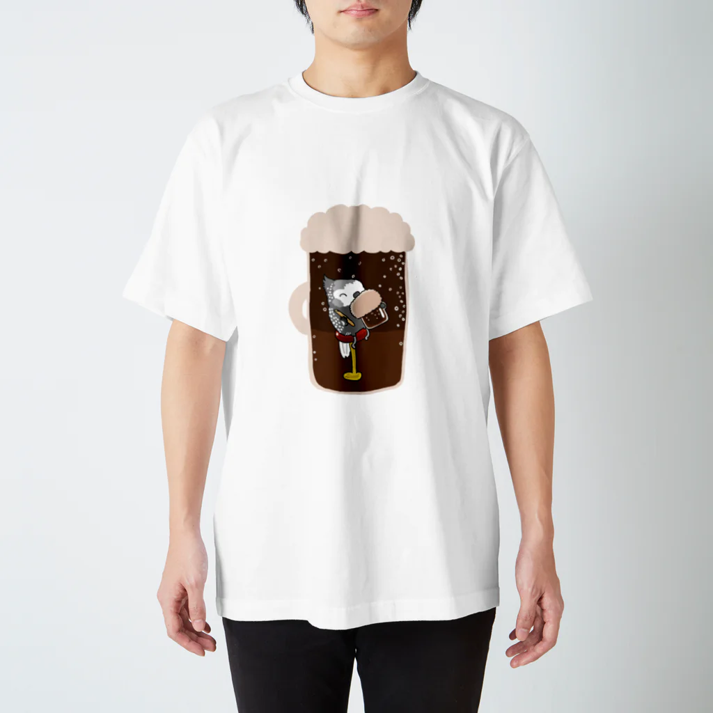 figのビールクズオカメインコ スタンダードTシャツ