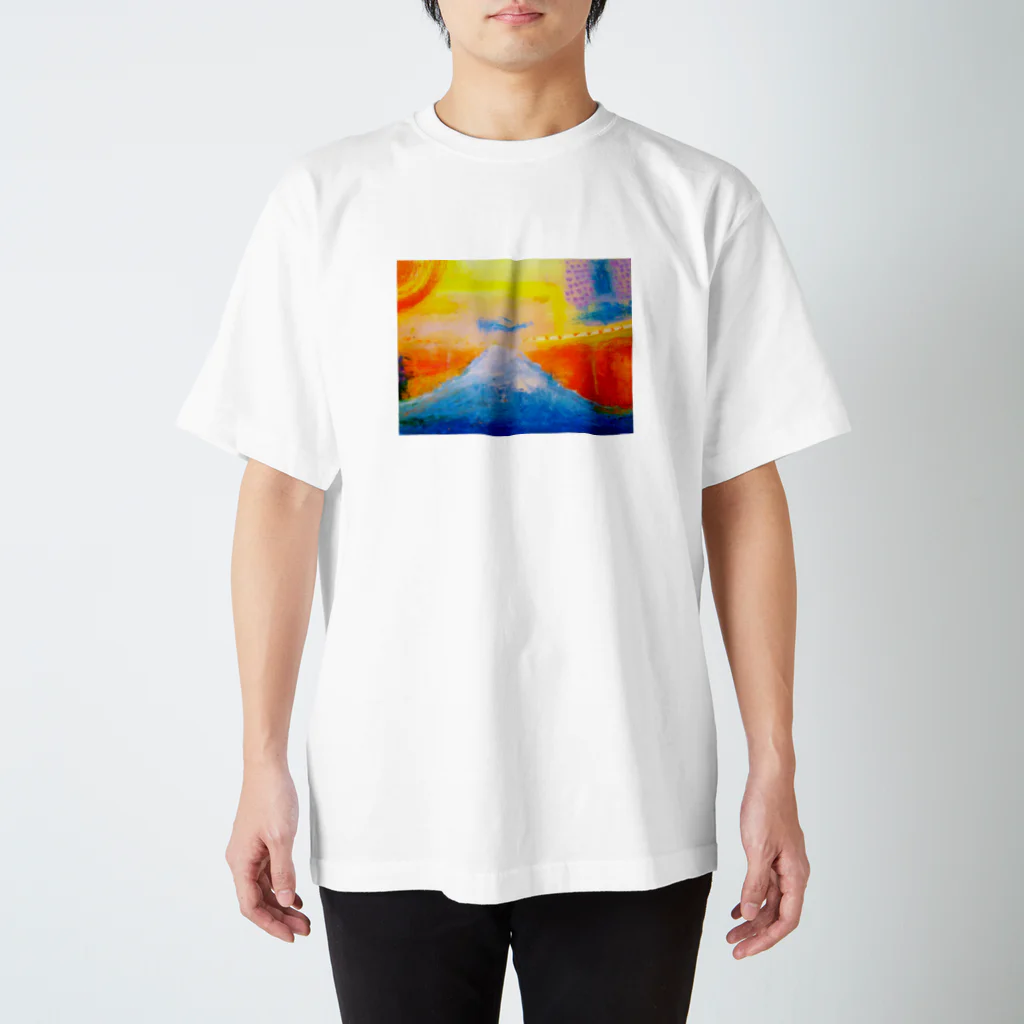 抽象画 A.S GalleryのMt.Fuji 티셔츠