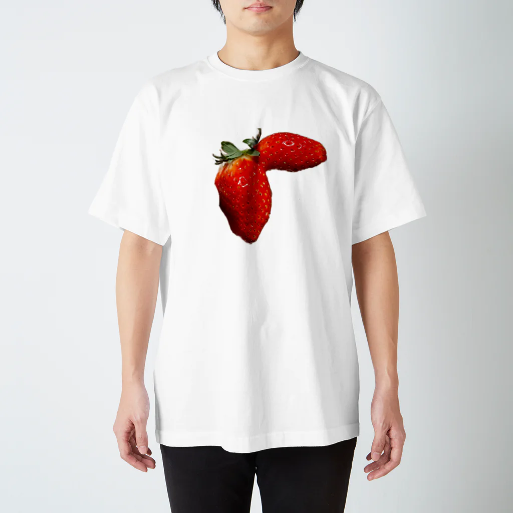 ちぃ散歩のいちご Regular Fit T-Shirt