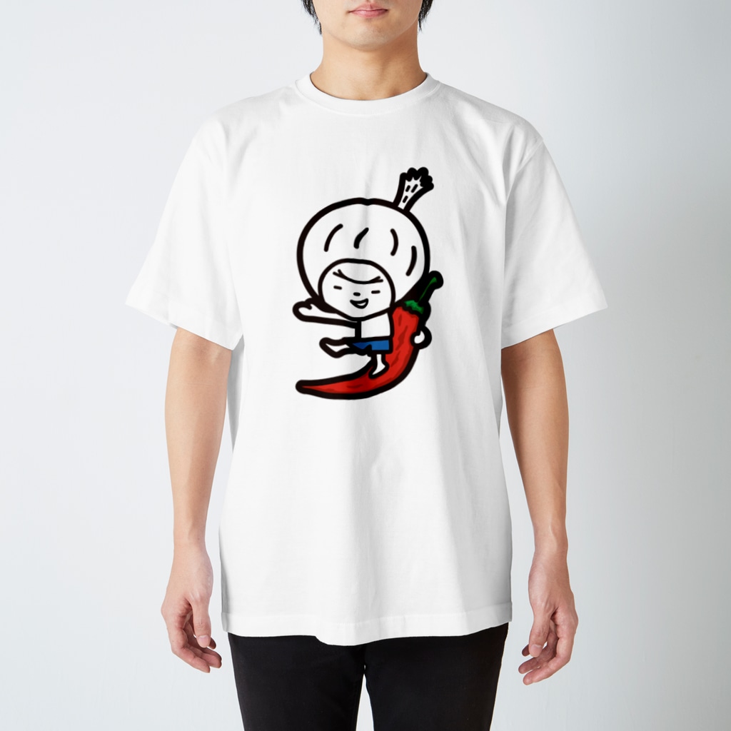きくのらくがきのとうがらし　きく Regular Fit T-Shirt