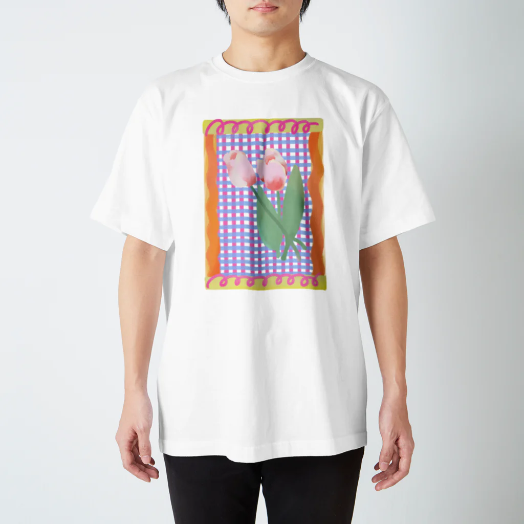 New koのCheck cyucyu スタンダードTシャツ