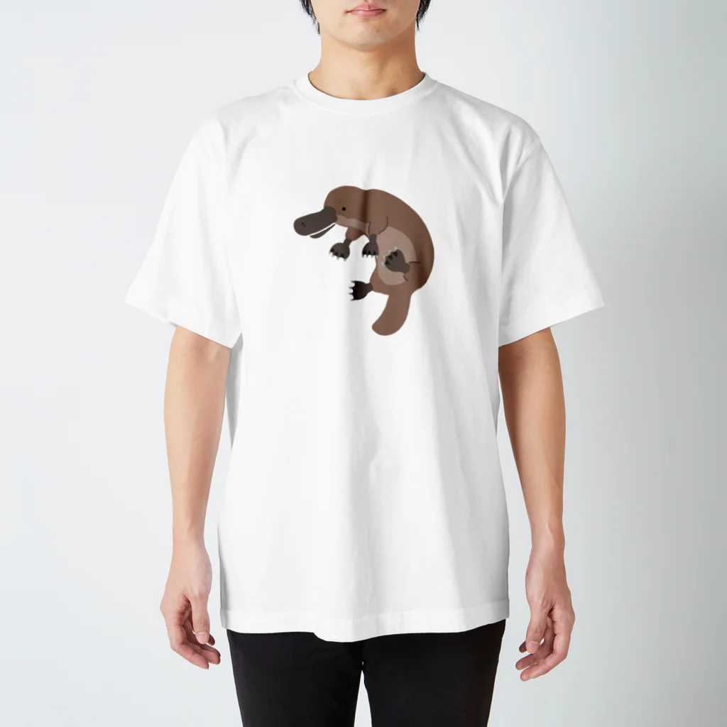 SAKUMA RECORDSの水中のカモノハシ Regular Fit T-Shirt