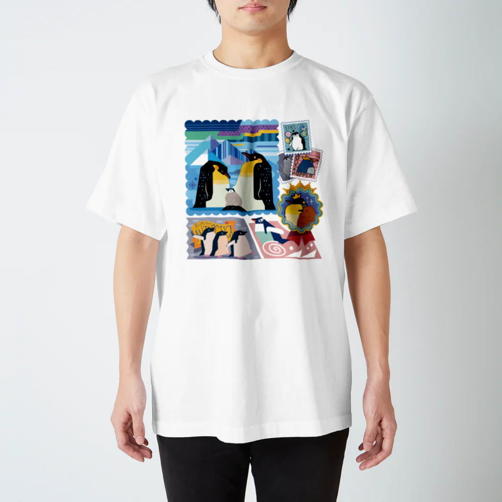 みなとまち層の南半球のペンギンたち Regular Fit T-Shirt