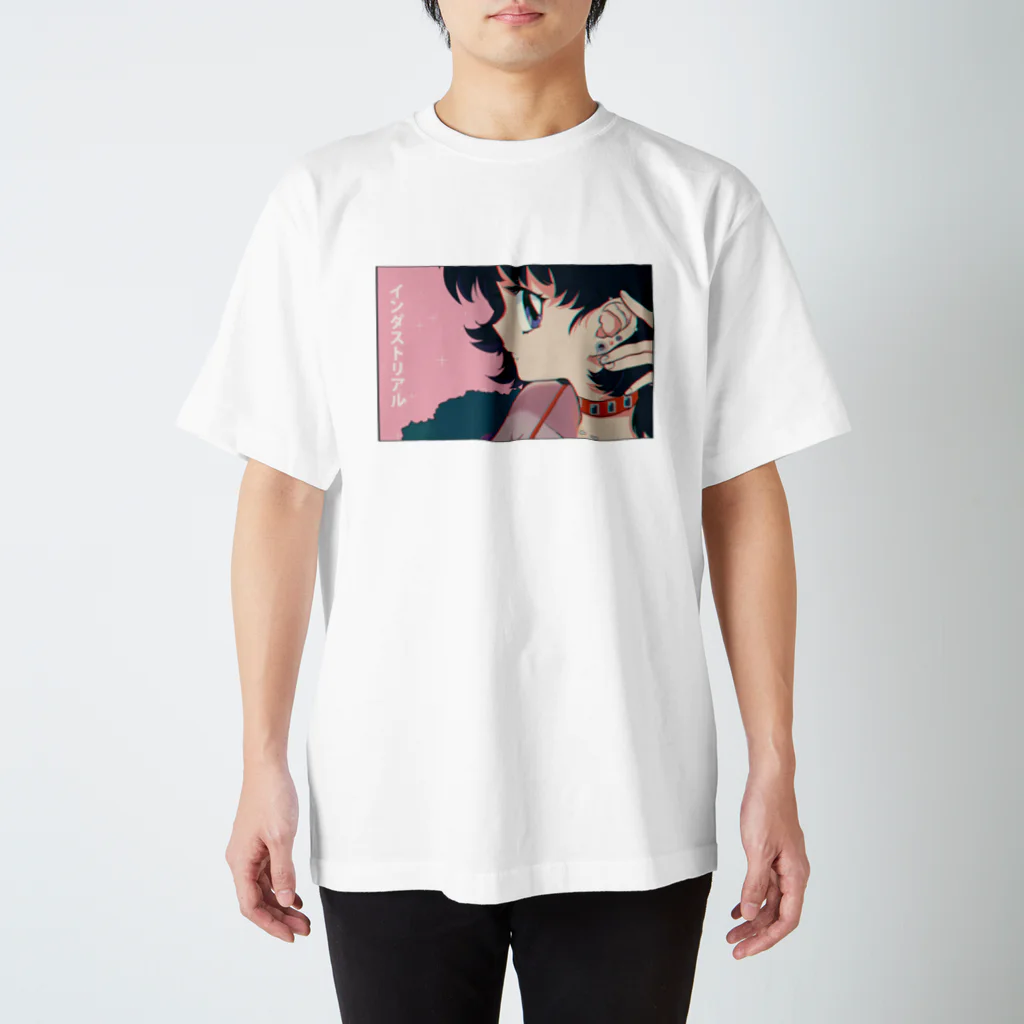 終身名誉かわいい担当のレトロガールピアスちゃん スタンダードTシャツ