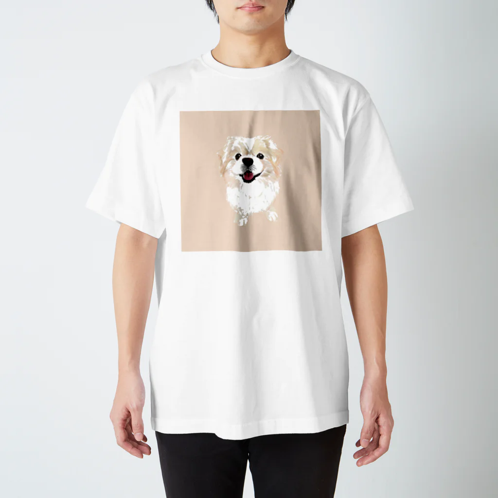 hanapecha_wannyanのポメペキちゃん スタンダードTシャツ