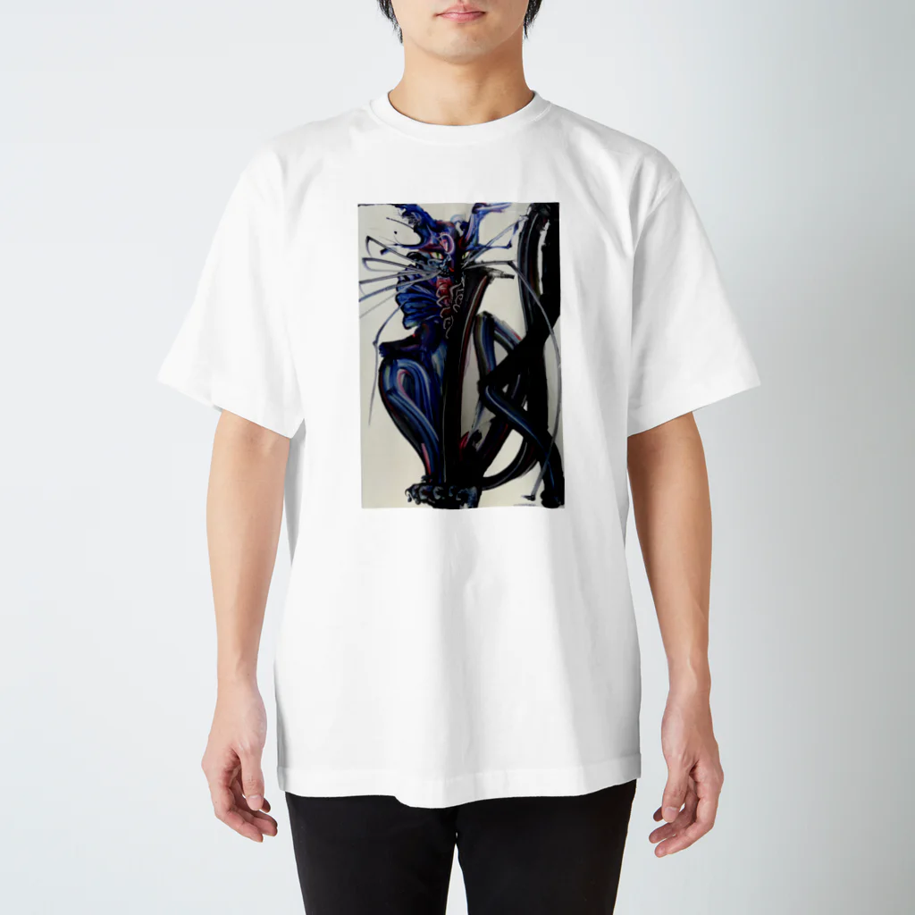 木原千春/KIHACHIHAのBLUE CAT Regular Fit T-Shirt